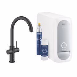 GROHE Blue Home, Standard, Noir, Poignées de levier, Unique, Type C, Vitrocéramique