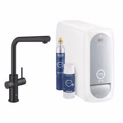 GROHE Blue Home, Standard, Noir, Poignées de levier, Unique, Type L, Vitrocéramique