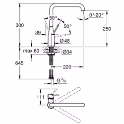 GROHE Essence Acier