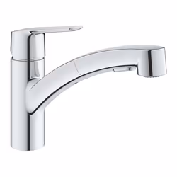 GROHE Start, Vers le haut, Chrome, Poignées de levier, Unique, 3/8", Spray, Courant