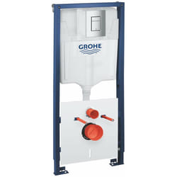 Solido - Bâti-support pour wc suspendu, hauteur 1,20 m, plaque de déclenchement Even, chrome 39930000 - Grohe