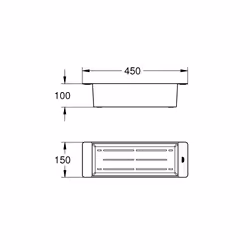 GROHE 40852GN0 panier et plateau ménager pour évier Or