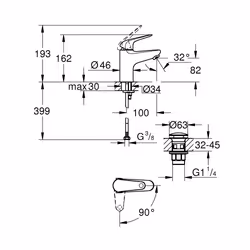 GROHE Swift Chrome - Vue supplémentaire 4