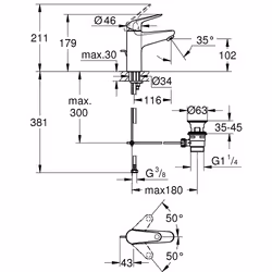 GROHE Swift Chrome - Vue supplémentaire 4