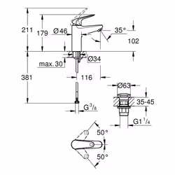 GROHE Swift Chrome - Vue supplémentaire 4