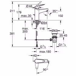 GROHE Swift Chrome - Vue supplémentaire 4