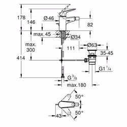 GROHE Swift Chrome - Vue supplémentaire 4