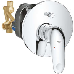 Grohe - Swift - Mitigeur encastré avec 2 sorties et corps d'encastrement, chrome 24336001