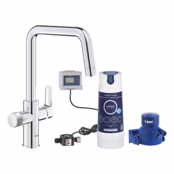 GROHE 30559000, Standard, Chrome, Poignées de levier, Unique, 3/8", Type U