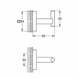 GROHE Start Cube Chrome 1 pièce(s)