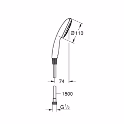 GROHE Vitalio Start 110 Chrome - Vue supplémentaire 4