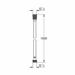 GROHE VitalioFlex Silver Long-Life Chrome
