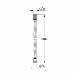 GROHE VitalioFlex Metal Long-Life Chrome