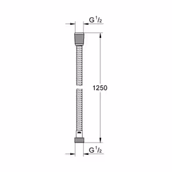 GROHE VitalioFlex Metal Long-Life Chrome