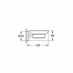 GROHE Start porte-savon Chrome