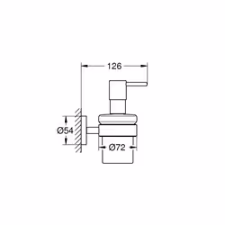 GROHE Start Distributeur de savon Acier
