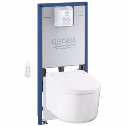 Le set WC comprend bâti-support Rapid SL Rapid SLX Raccordement mural pour installation en cloison bidet électronique avec cé ...
