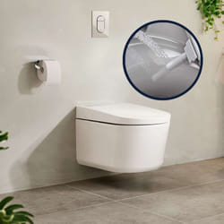 Sensia - Bidet électronique avec céramique, sans rebord, Triple Vortex, HyperClean, blanc alpin 36507SH0 - Grohe