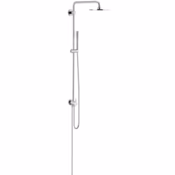 Rainshower® System 210 Colonne de douche le kit comprend : bras de douche de 450 mm orientable horizontalement inverseur pour ...