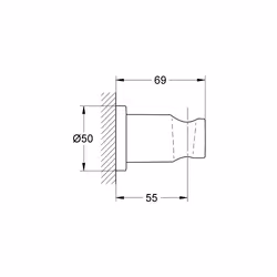 GROHE Rainshower support de douche