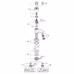 GROHE Costa S Chrome