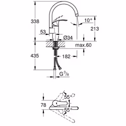 GROHE Eurosmart Chrome