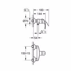 GROHE Eurosmart Chrome