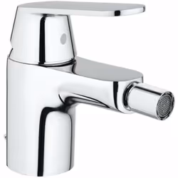 Mitigeur de bidet à levier, taille S montage monotrou levier métallique GROHE SilkMove cartouche en céramique 35 mm limiteur  ...