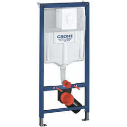 Rapid sl - Bâti-support avec réservoir pour wc suspendu, plaque de déclenchement Skate Air, blanc alpin 38839000 - Grohe