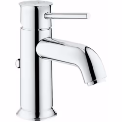 Mitigeur de lavabo avec vidage montage monotrou levier de commande métallique GROHE Longlife cartouche en céramique 28 mm GRO ...