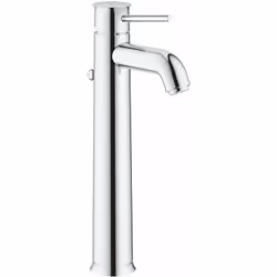 Mitigeur de lavabo montage monotrou levier métallique pour lavabo autoportant GROHE SilkMove cartouche en céramique 28 mm GRO ...