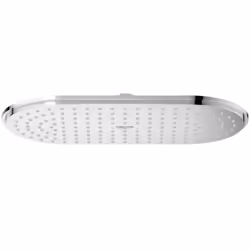Rainshower® Veris 300 Douche de tête avec un jet jet de douche Rain 300 x 150 mm en métal avec rotule, angle de rotation ± 15 ...