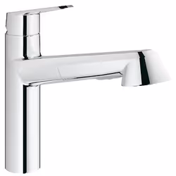 GROHE Eurodisc Cosmopolitan, Chrome, Poignées de levier, Unique, Vitrocéramique, 3,5 cm, 100°