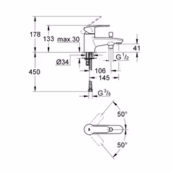 GROHE Eurostyle Cosmopolitan Chrome