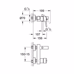 GROHE Concetto Chrome