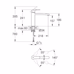 GROHE Eurostyle Cosmopolitan Chrome