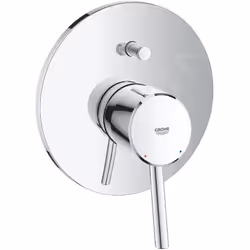 Concetto Mitigeur de baignoire, DN15 à encastrer cartouche en céramique 46 mm avec technologie GROHE SilkMove GROHE StarLight ...
