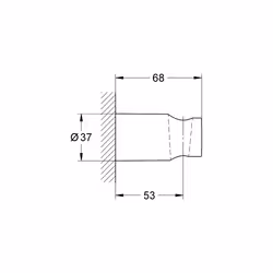 GROHE Tempesta Cosmopolitan support de douche