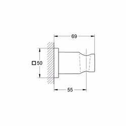 GROHE Rainshower support de douche
