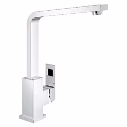GROHE Eurocube, Chrome, Poignées de levier, Unique, Vitrocéramique, 2,8 cm, 360°