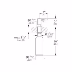 GROHE 40535 000 Distributeur de savon 0,4 L Chrome
