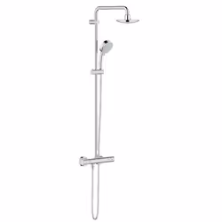 GROHE 27922000, Mur, Chrome, Thermostatique, Vannes rotatives