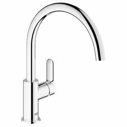 GROHE BauEdge, Chrome, Poignées de levier, Unique, Vitrocéramique, 2,8 cm, G3/8