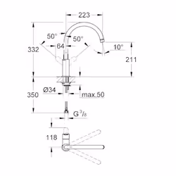 GROHE BauEdge Chrome