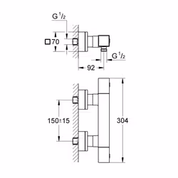 GROHE Grohtherm Cube Chrome