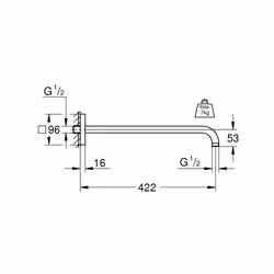 GROHE Rainshower Chrome 1 pièce(s)