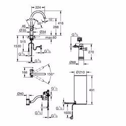 GROHE Red Duo Chrome