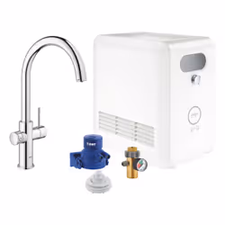 GROHE 31323002, Standard, Chrome, Poignées de levier, Unique, Type C, Vitrocéramique