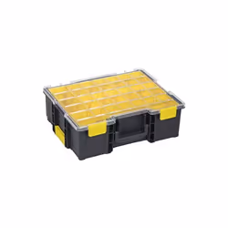 Boîte de rangement avec compartiments amovibles Le couvercle transparent se ferme fermement et empêche le mélange du contenu  ...