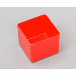 Boite en plastique Allit EuroPlus 45/1; 54x54x54 mm; rouge